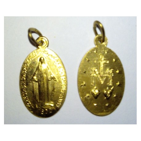 Médaille Miraculeuse (Notre Dame de la rue du Bac, Paris), ovale. 1,8 cm.