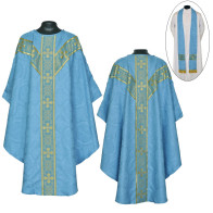 Chasuble avec étole n°9 (options disponibles)